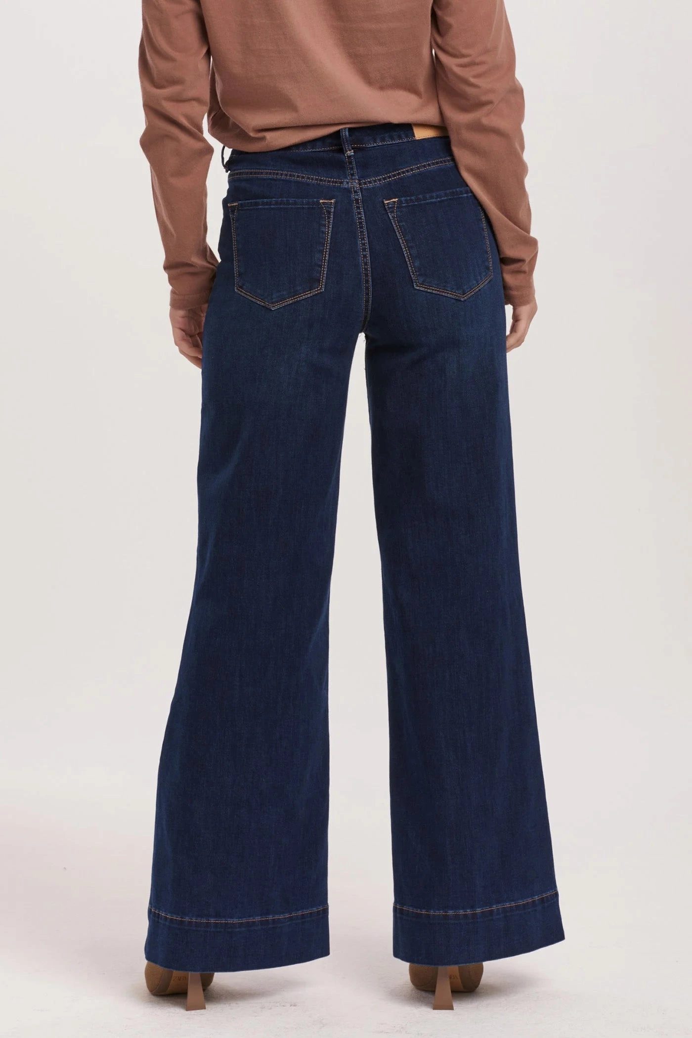 Business casual Dear John Denim Fiona High Rise Wide Leg Jeans Star Demand