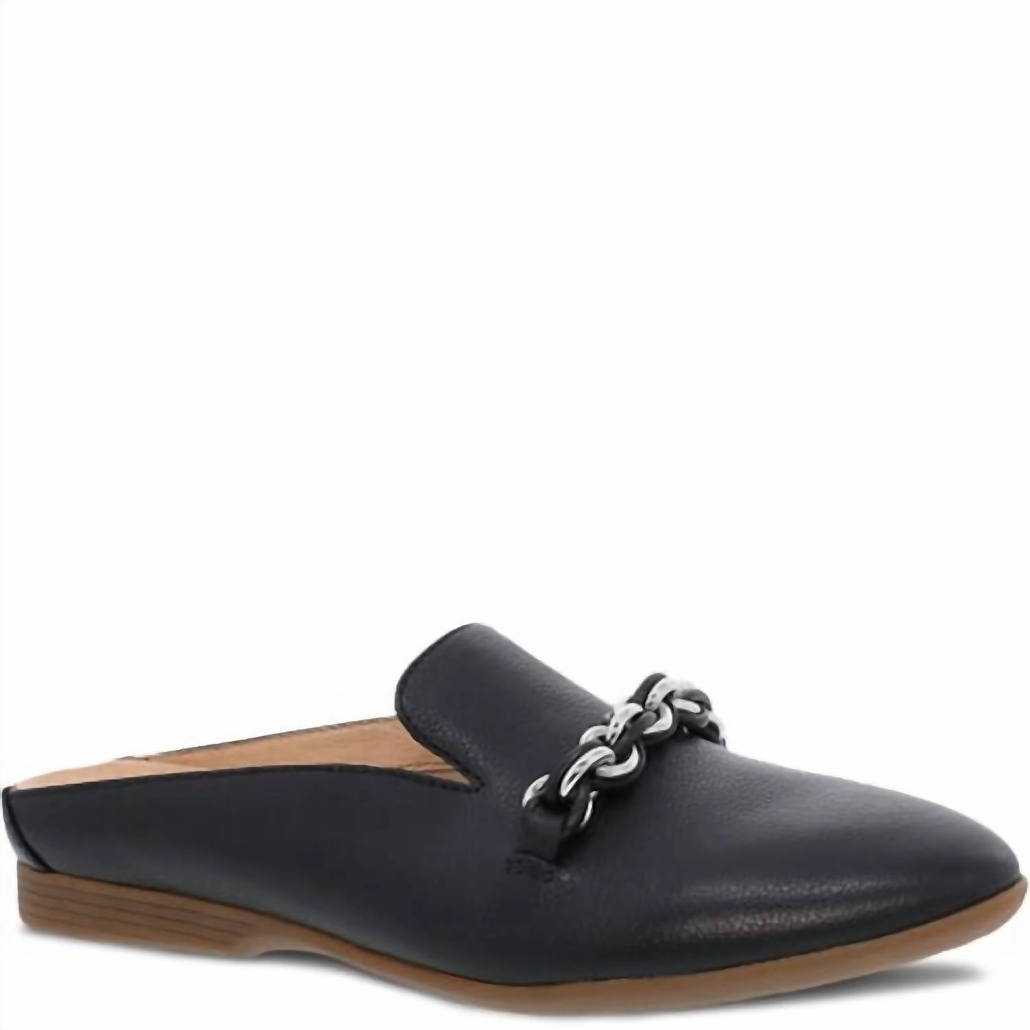 Women Leora Nappa Mule In Black Practical Comfort