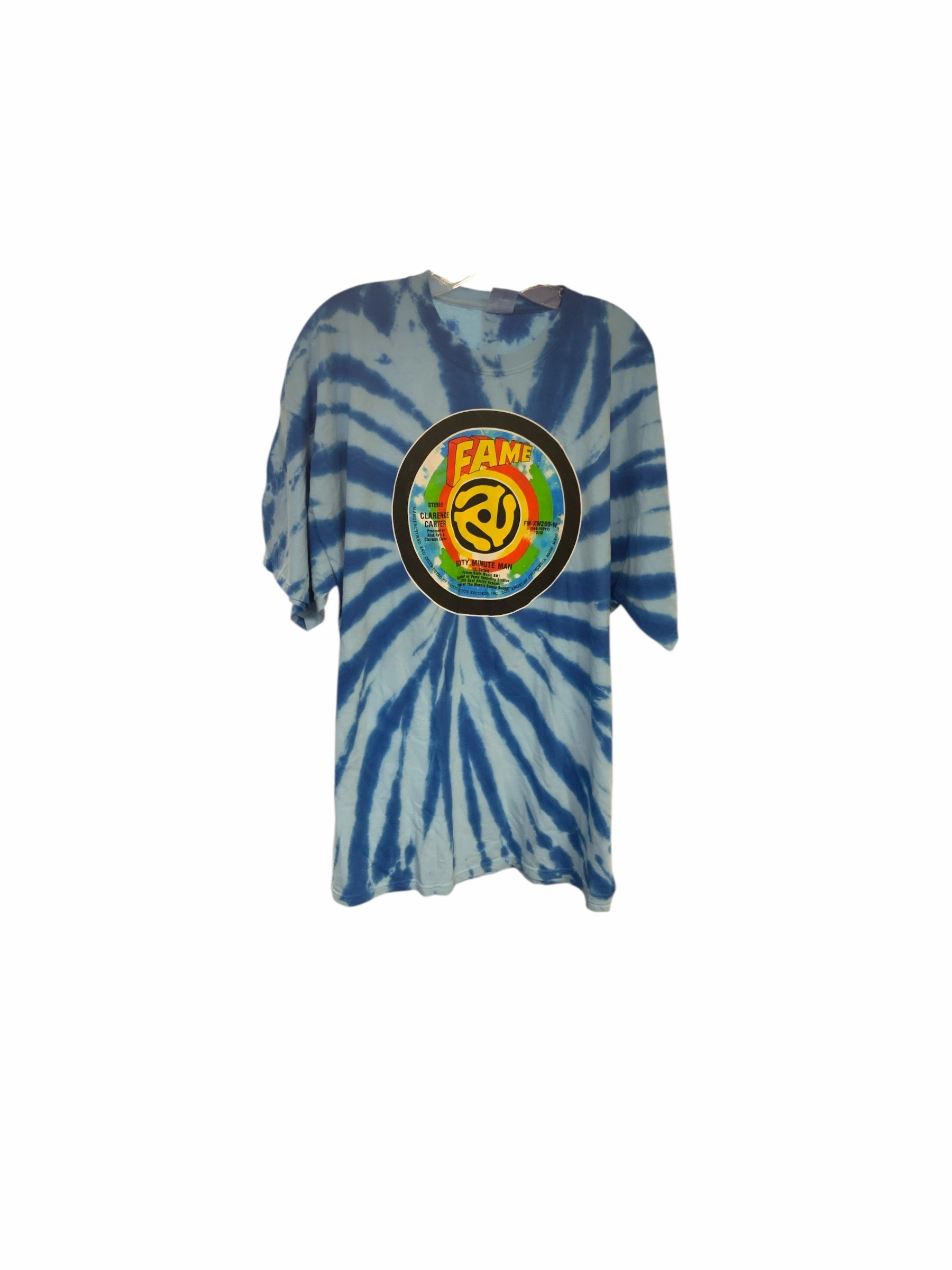 Port & Co Men's Fame Studios Tee Blue Dye 2XL Fashionable Look