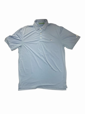 Southern Tide Men??s Polo Blue L Wedding guest Comfy Wear