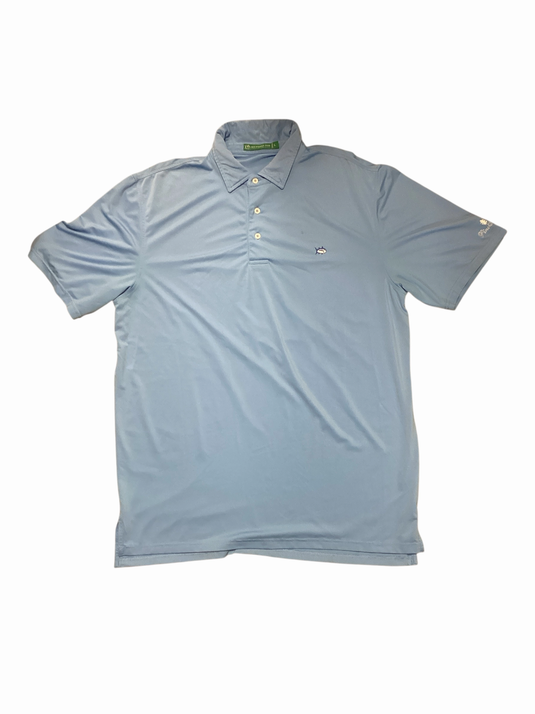 Southern Tide Men??s Polo Blue L Wedding guest Comfy Wear