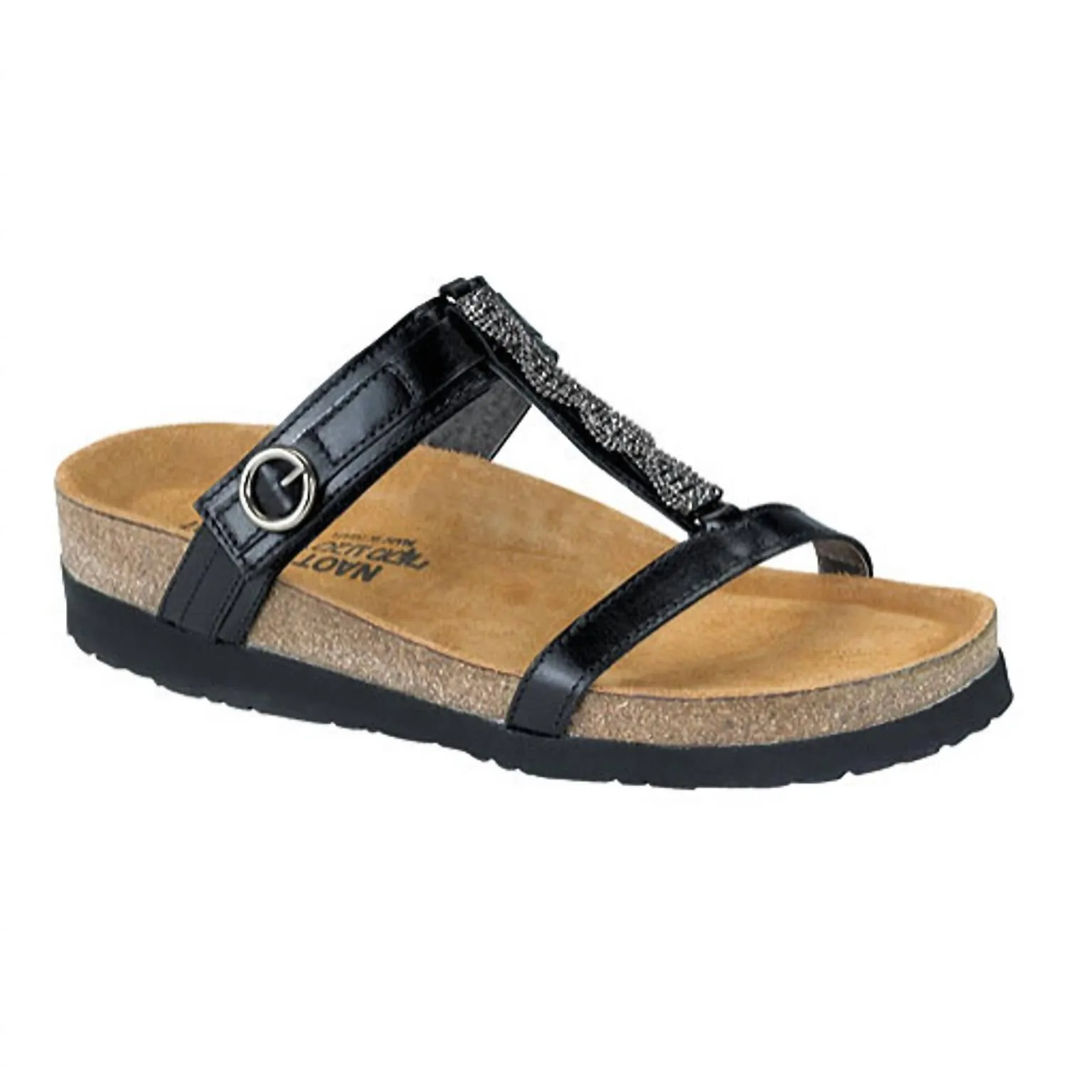 Women's Malibu Wedge Sandal In Black Madras Street Casual Casual Sandals for Men