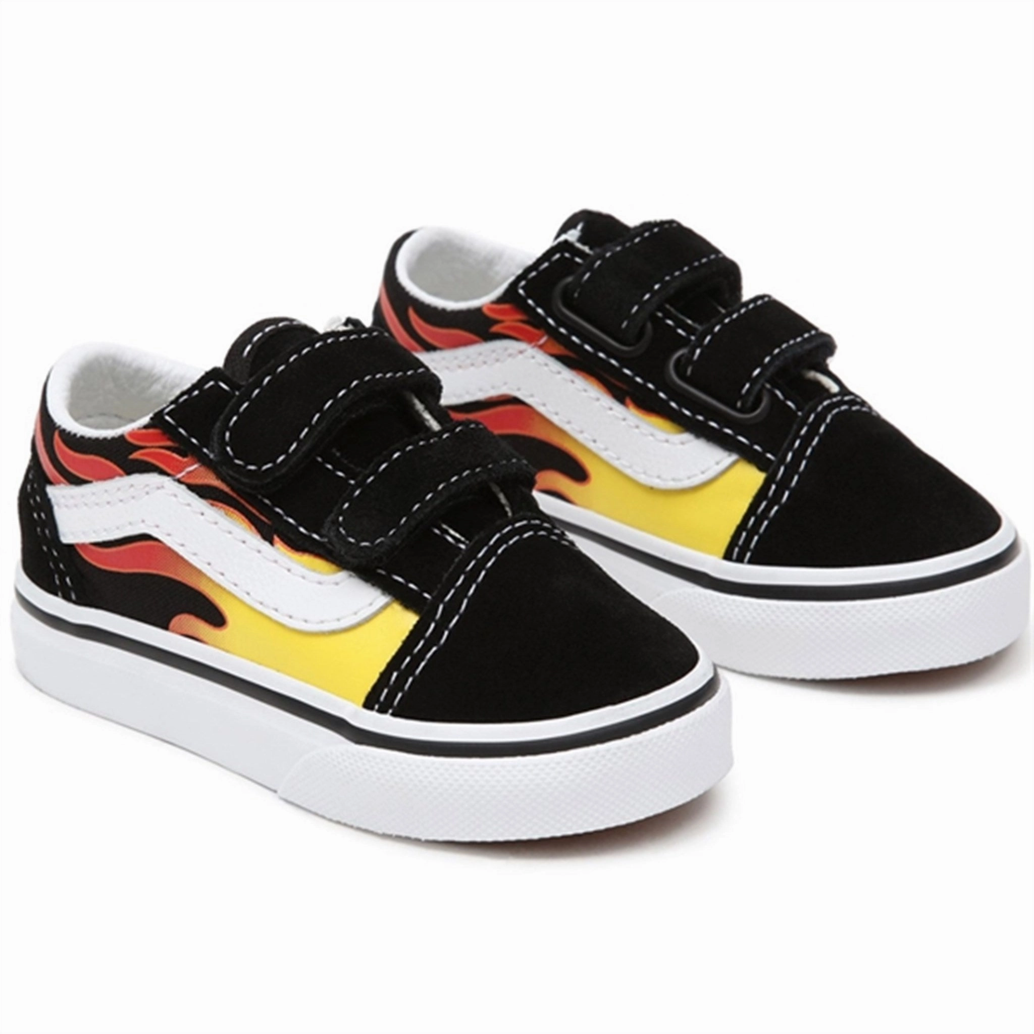 VANS Old Skool V Flame Black Sko Adaptive Fit Design