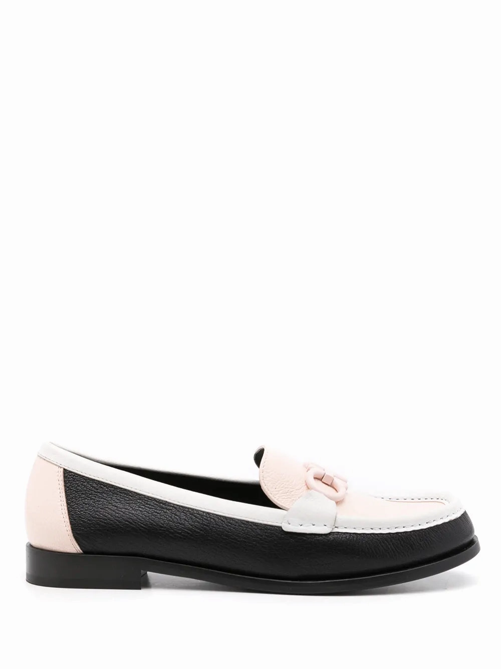 Ferragamo Gancini Leather Moccasin Loafers Everyday Footwear Premium Quality