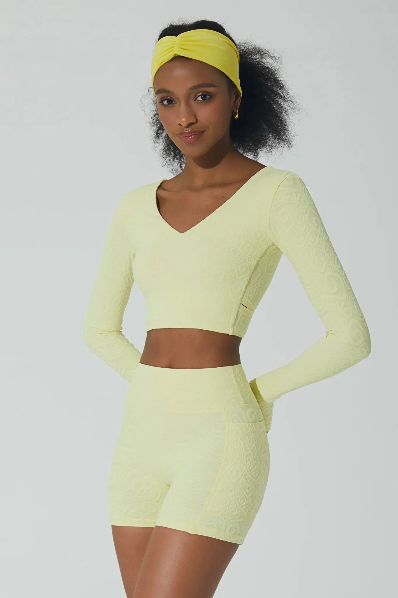 Personalized Glued seams Rosmerta 3D Bra - Yellow Pearl