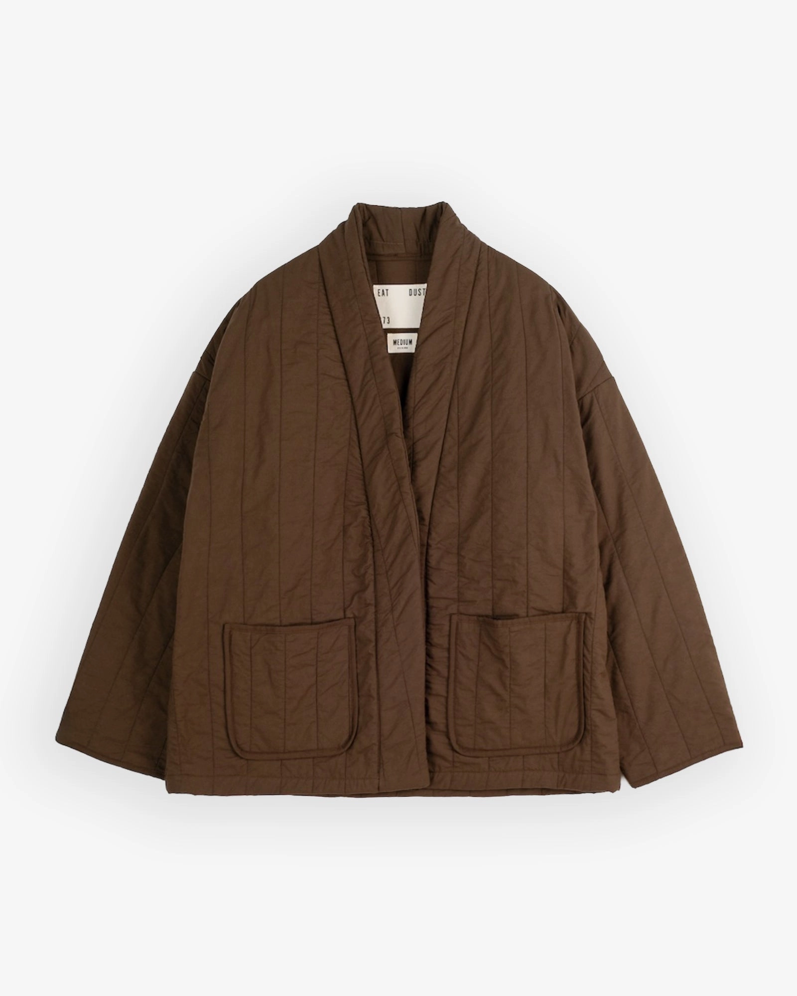 Edo Jacket Quilted Cotton Java Brown High-quality