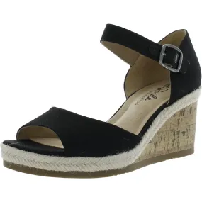 Flexible Sole Go For It Womens Buckle Wedge Heels