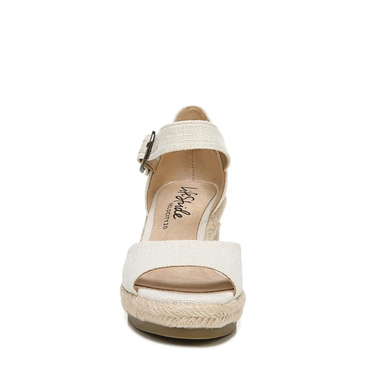 Go For It Womens Buckle Wedge Heels Heel Design Zebra Stripe