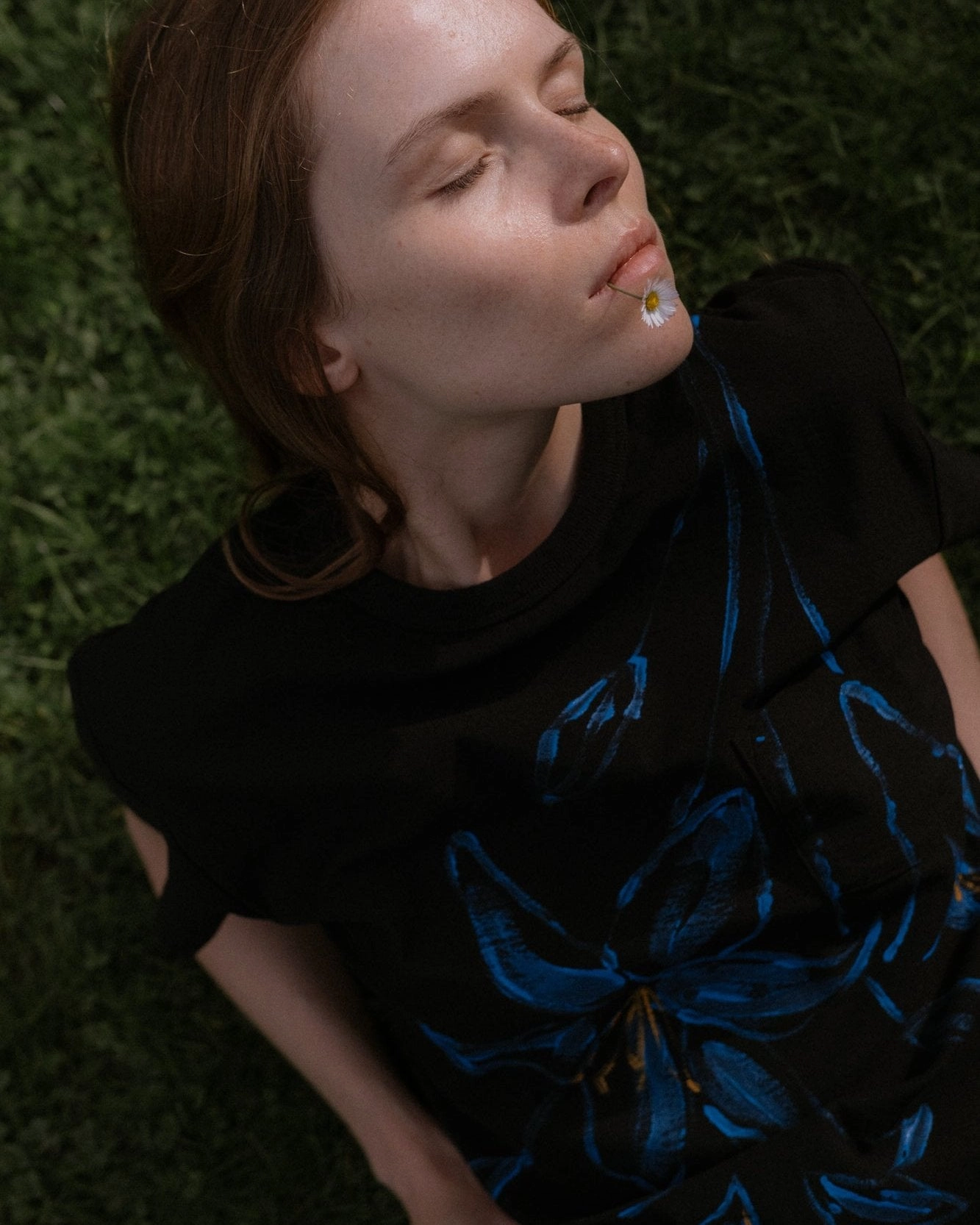 x Katie Tomlinson ? Pocket T Black Universal Silhouette Garment Dyed Technique