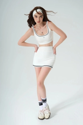 Electric Bra - White Feminine Appeal Minimal Design