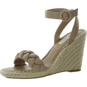 Novah Womens Faux Leather Slingback Wedge Sandals Urban Go Natural foot movement