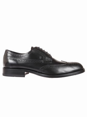 Classic Leather Brogue Shoes With Polished Finish Center Shade City Walk