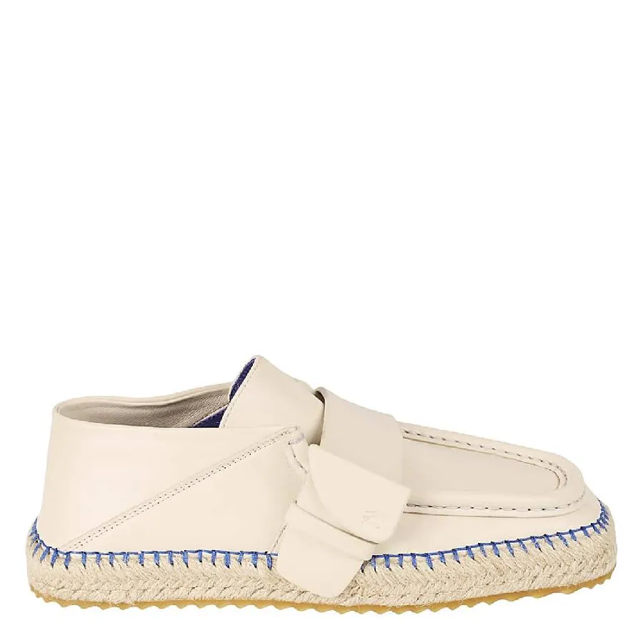Burberry Leather Deck Espadrilles Comfortable Casual Shoes
