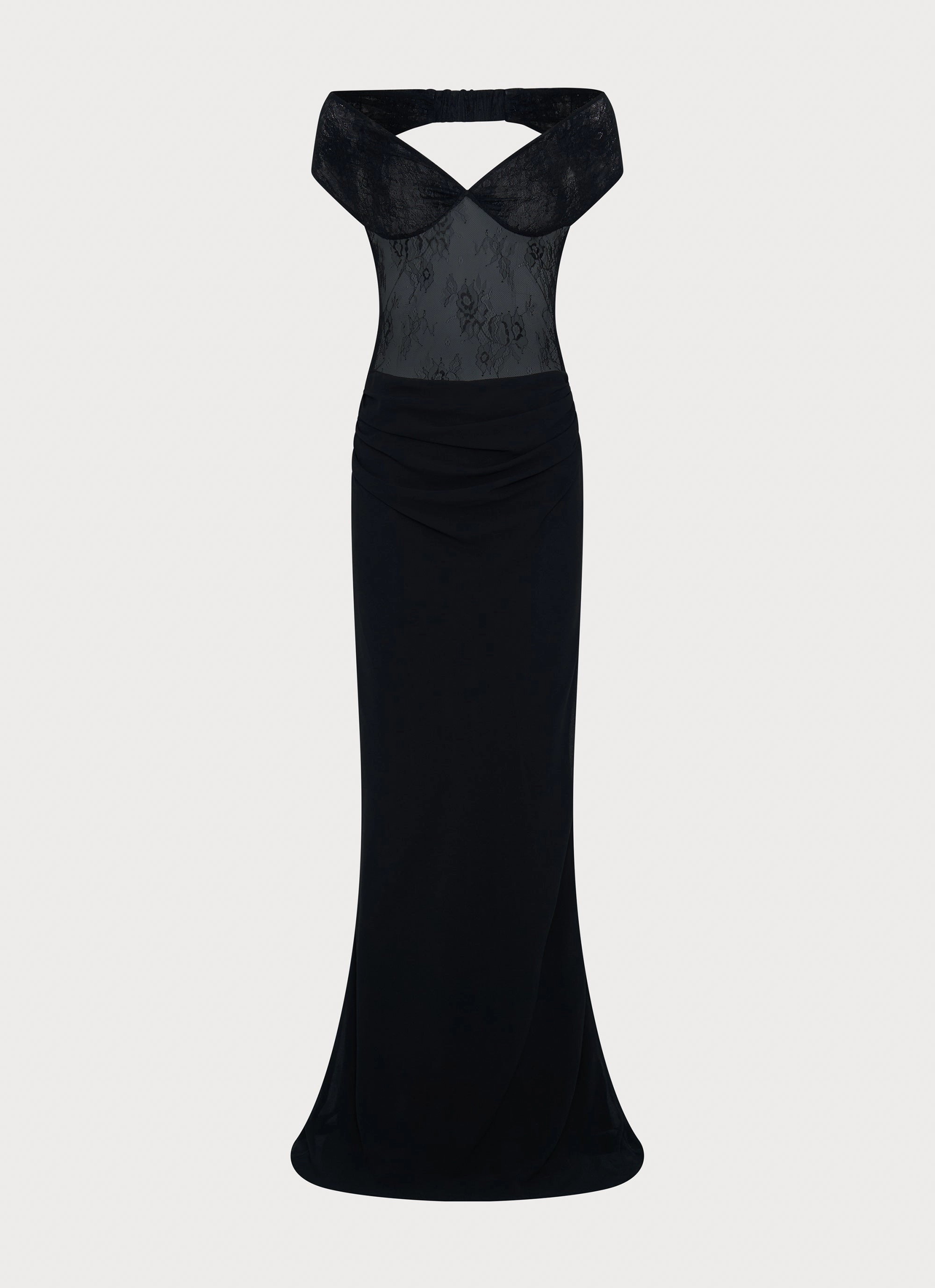 Elle Maxi Dress - Black custom-fit