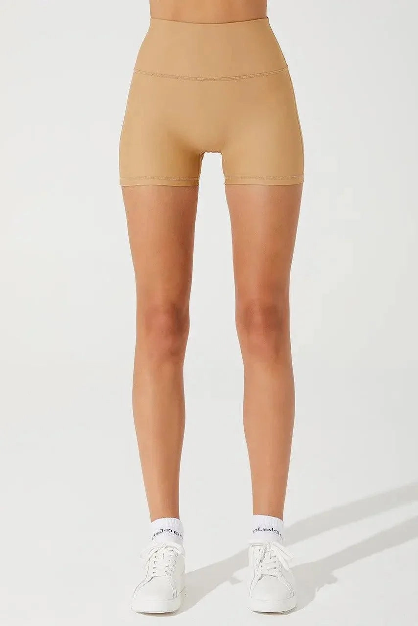 Elvi Biker Short - Cappuccino Tactical Attachment Loops Subtle Charm