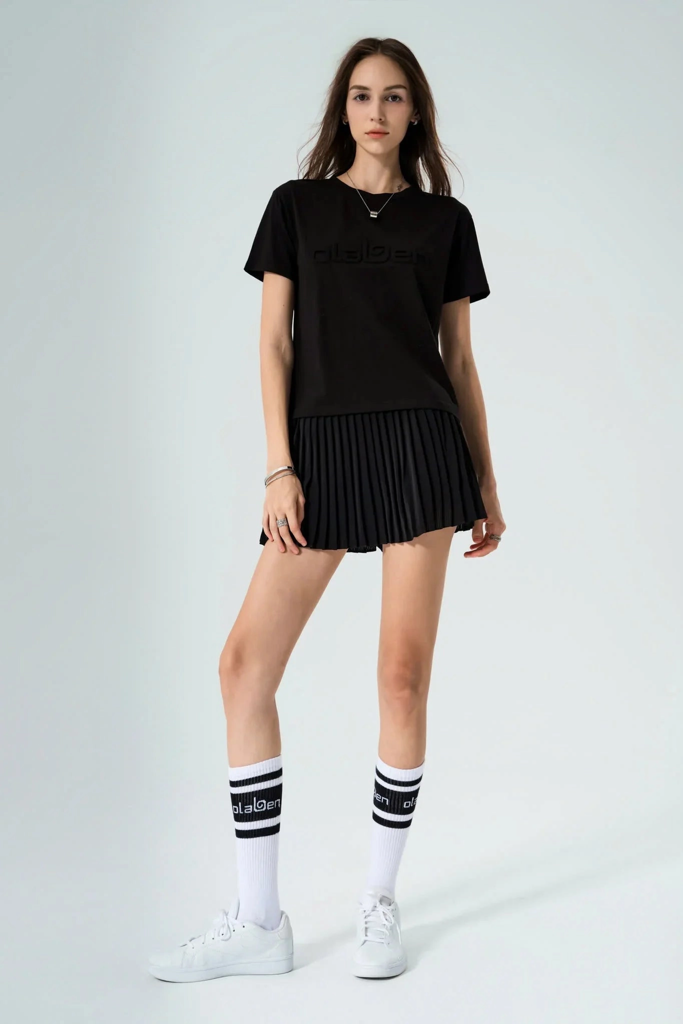 Embossed Logo T Shirt - Black brandable