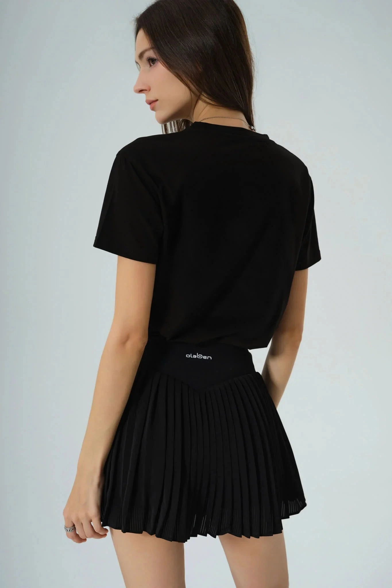 Personalized Fade Resistant Dye Embossed Logo T Shirt - Black