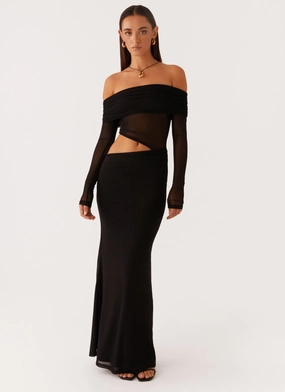 Garden-Party Emery Maxi Dress - Black