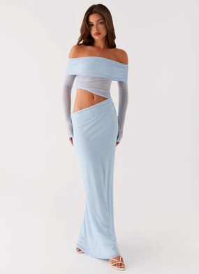 Emery Maxi Dress - Blue Soft Touch Color Soft