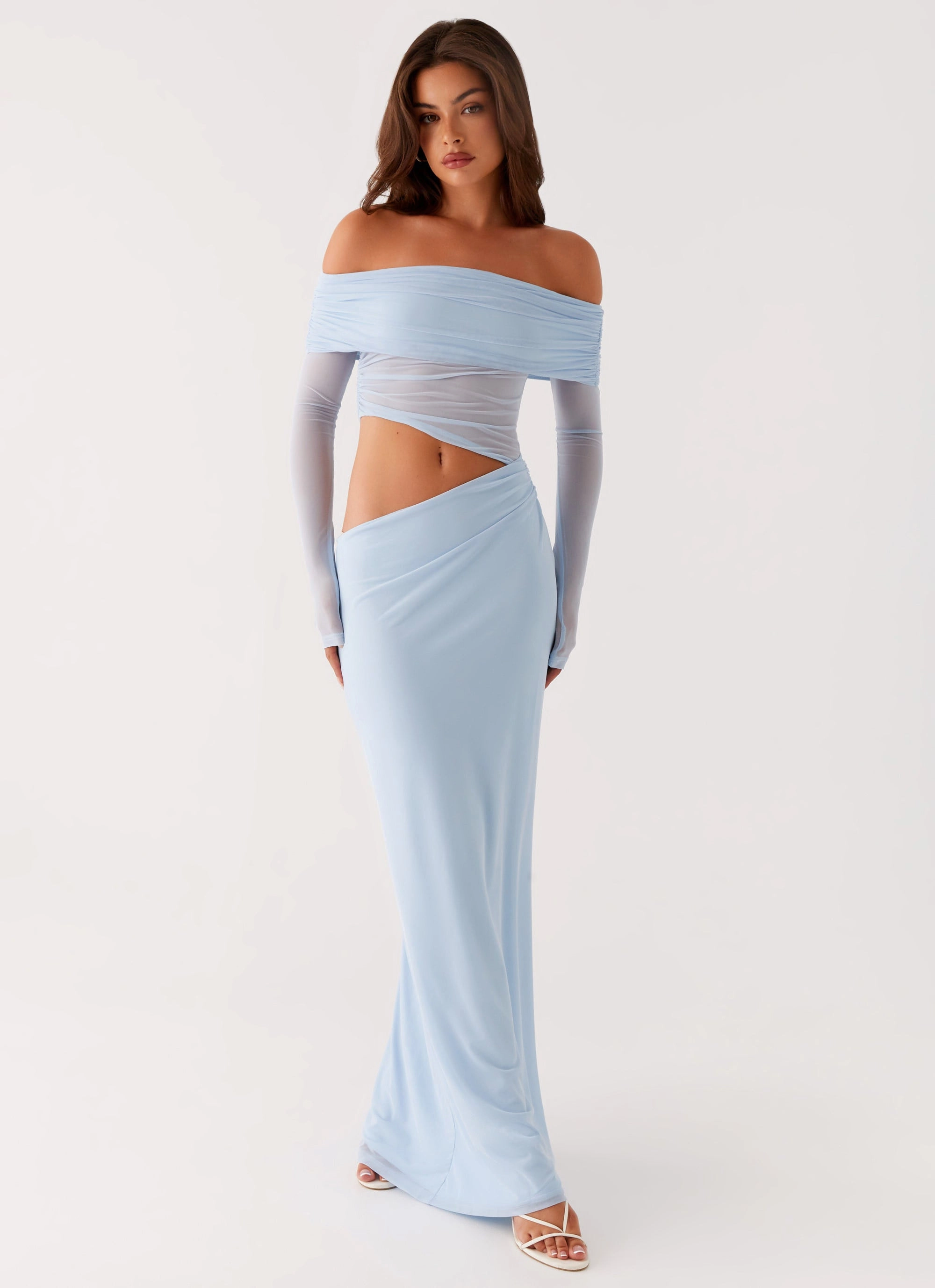 Emery Maxi Dress - Blue Soft Touch Color Soft