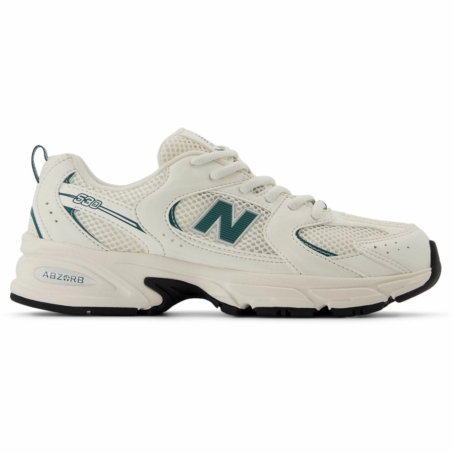 New Balance Sea Salt 530 Kids Lace Sneakers Reflective accents