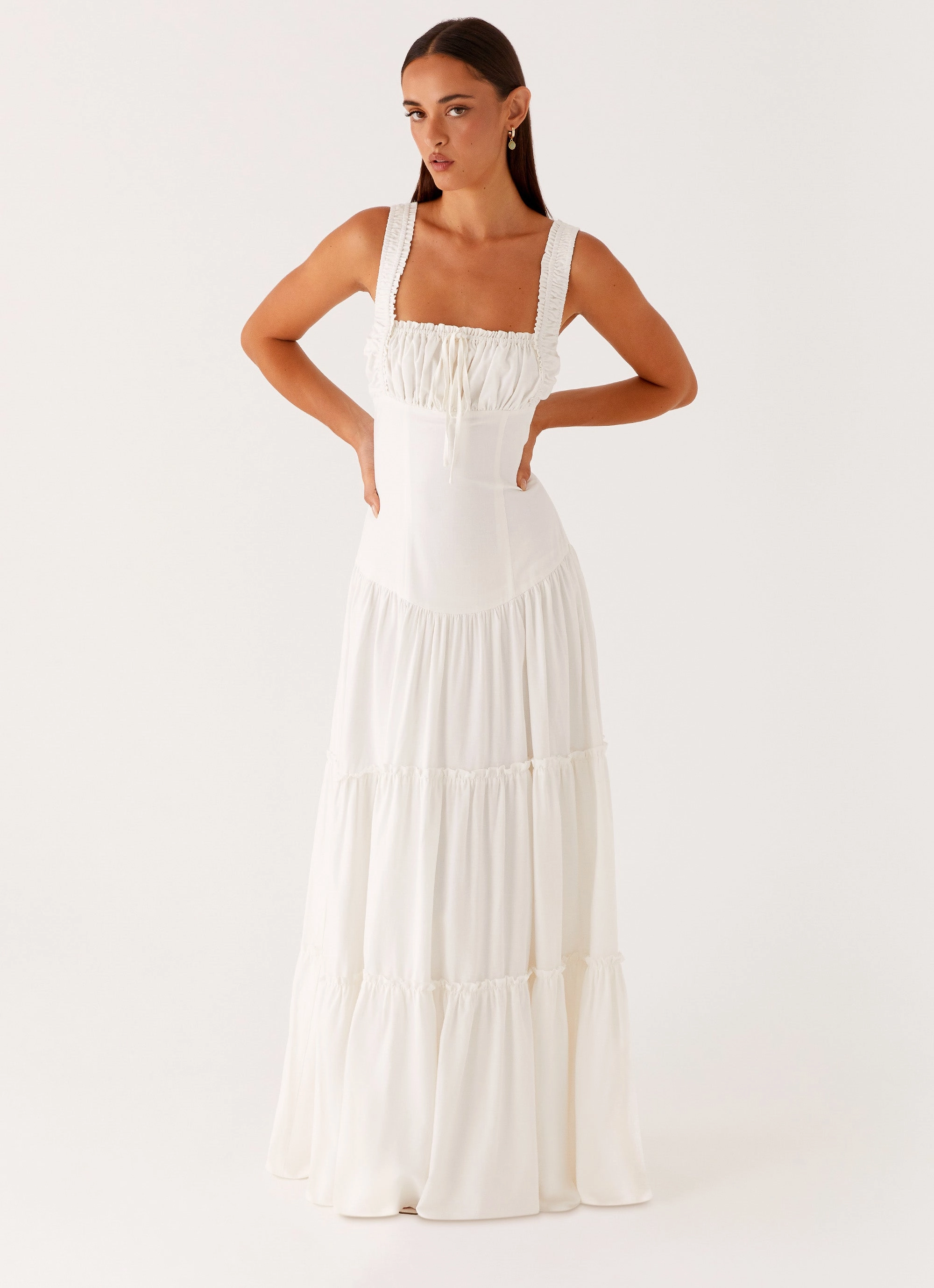 Esme Maxi Dress - White Statement-Piece