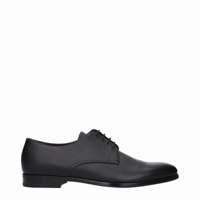 Shared Room Breathable Perforated Detail Prada Leather Oxfords And Men's Derbies
