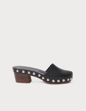 Holiday Ready Eubank Leather Clogs In Black