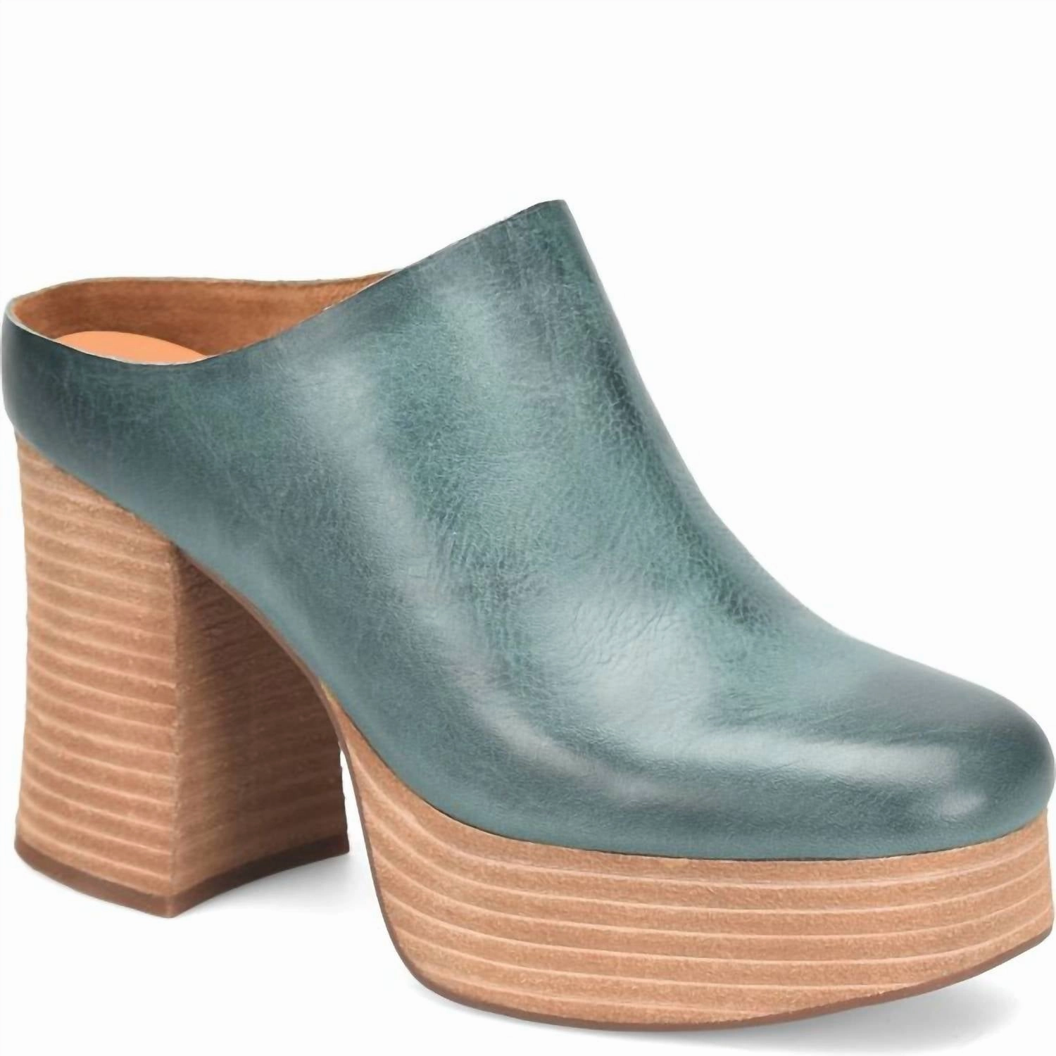 Women Veronica Mule In Teal Reliable Performance