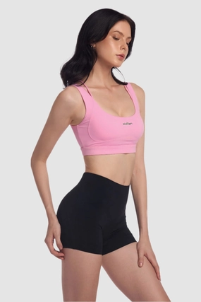 Slim Waistband Evo Sculpt Bra - Bubblegum Pink