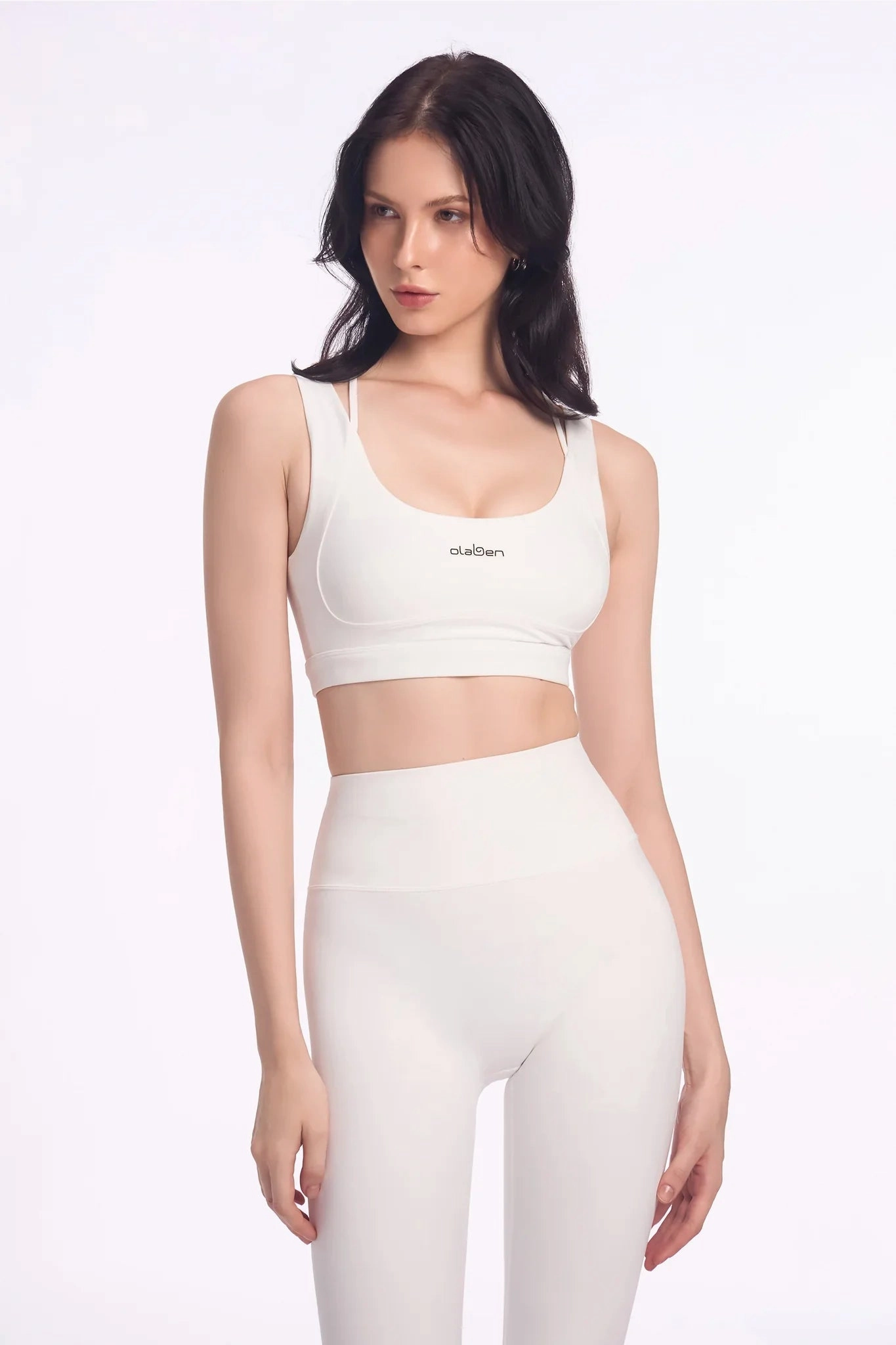 Evo Sculpt Bra - Off White Gym clothing