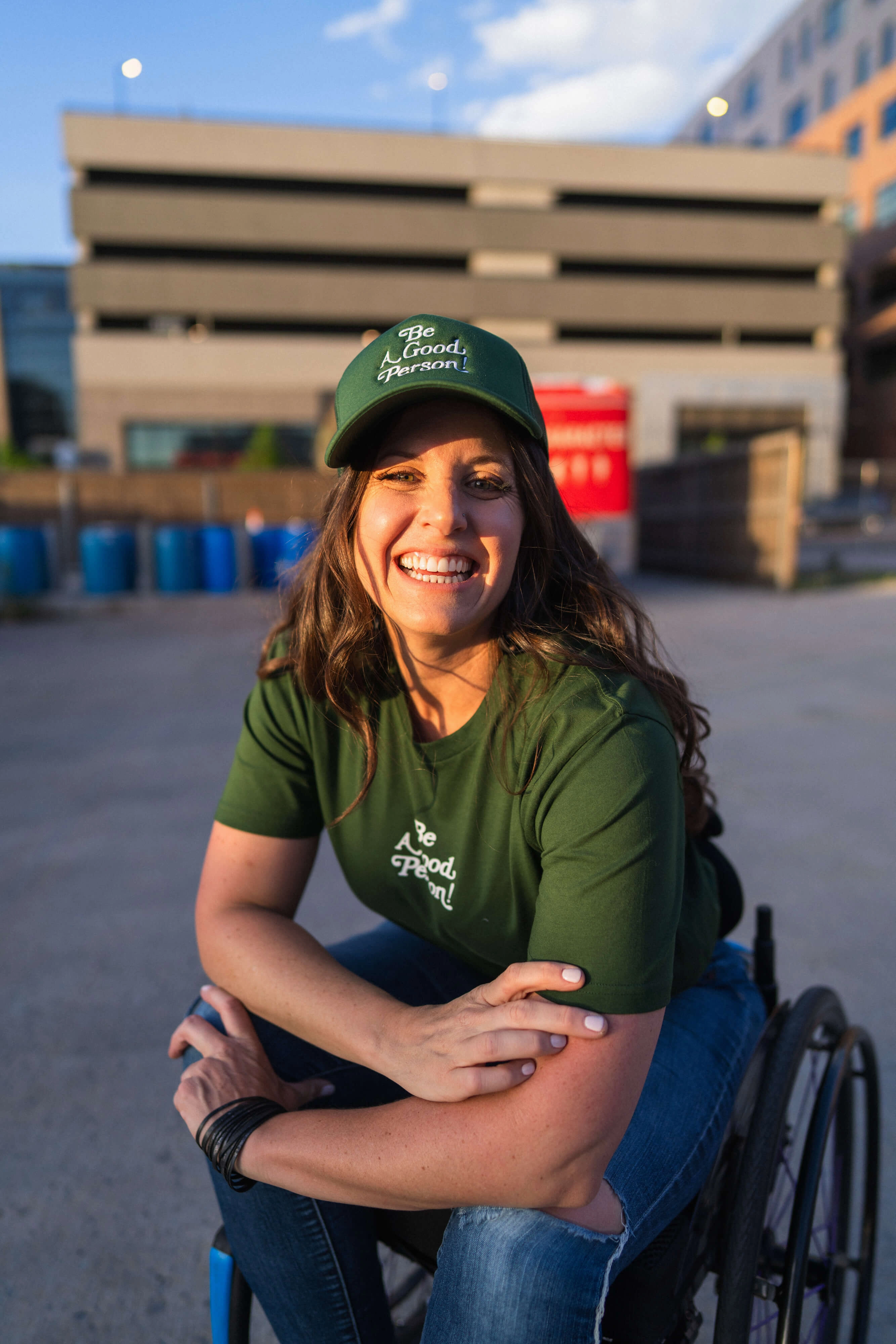 Retro Exclamation T-Shirt - Green