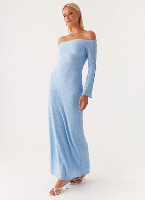 Timeless Edge All Gender Fit Elouera Maxi Dress - Baby Blue