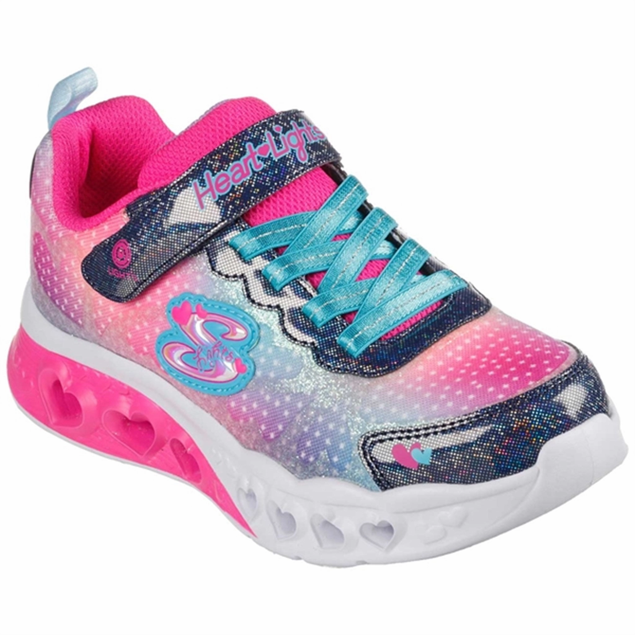VersatileUse Skechers S-Lights Heart Lights Sneakers Simply Love Navy/Multi