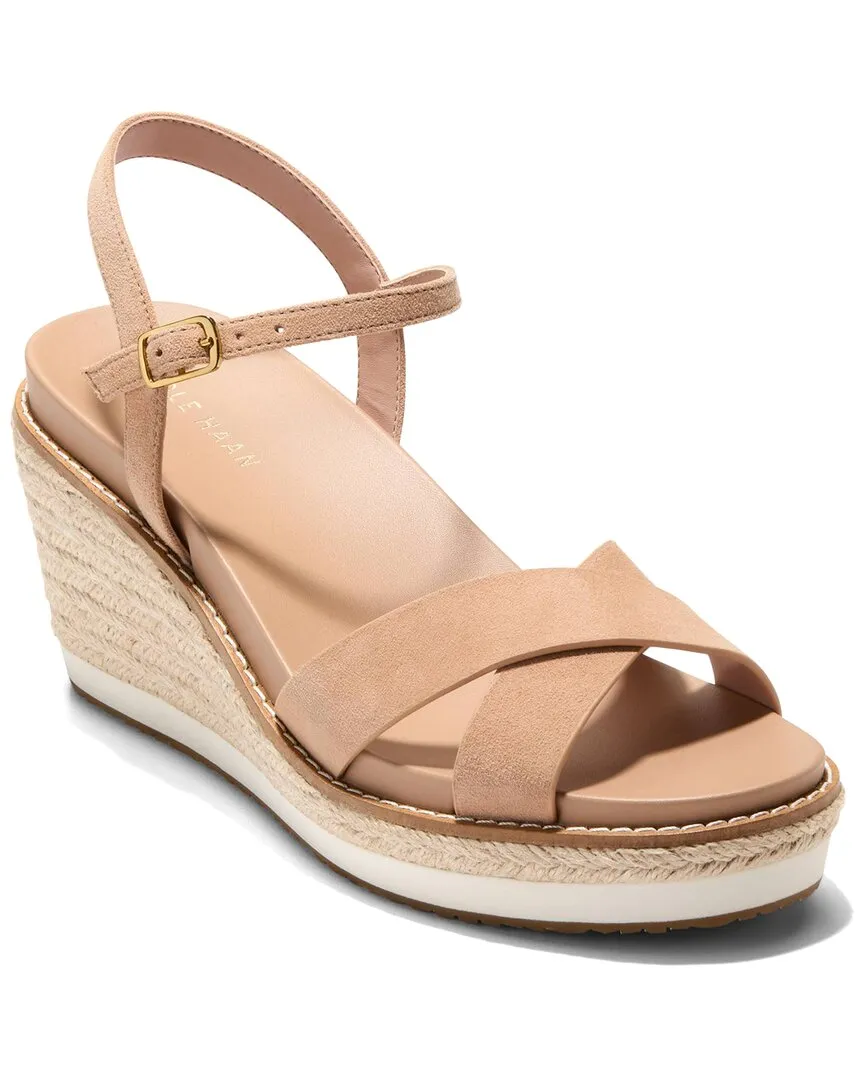 Cushioned Heel Pad Chic Mode Cole Haan Silvee Espadrille Wedge Sandal