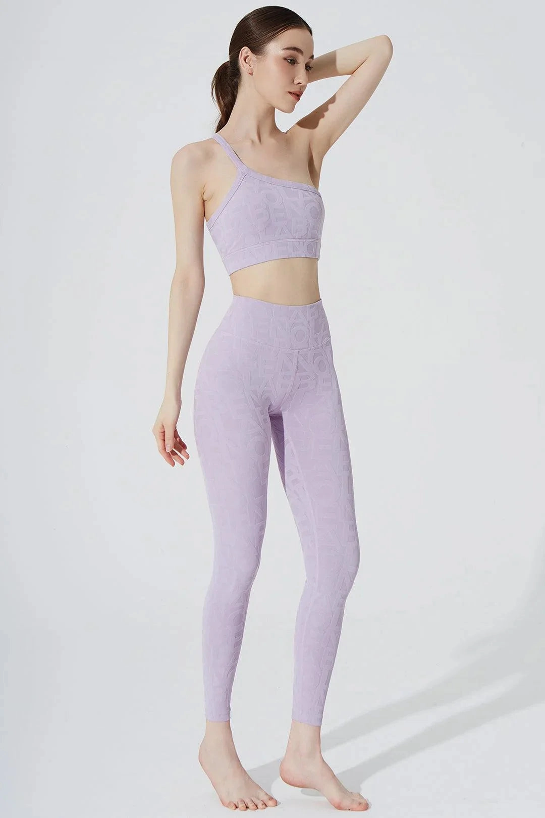 Sport Fit Classic Serein 3D Single Strap Shoulder Bra - Lavender