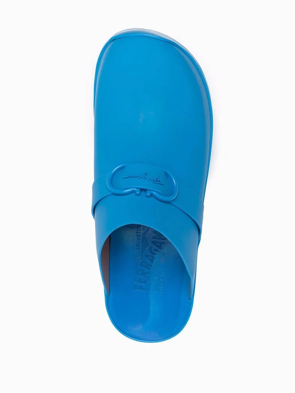 Breathable Footwear Versatile Comfort Ferragamo Gancini Raised Logo Clogs