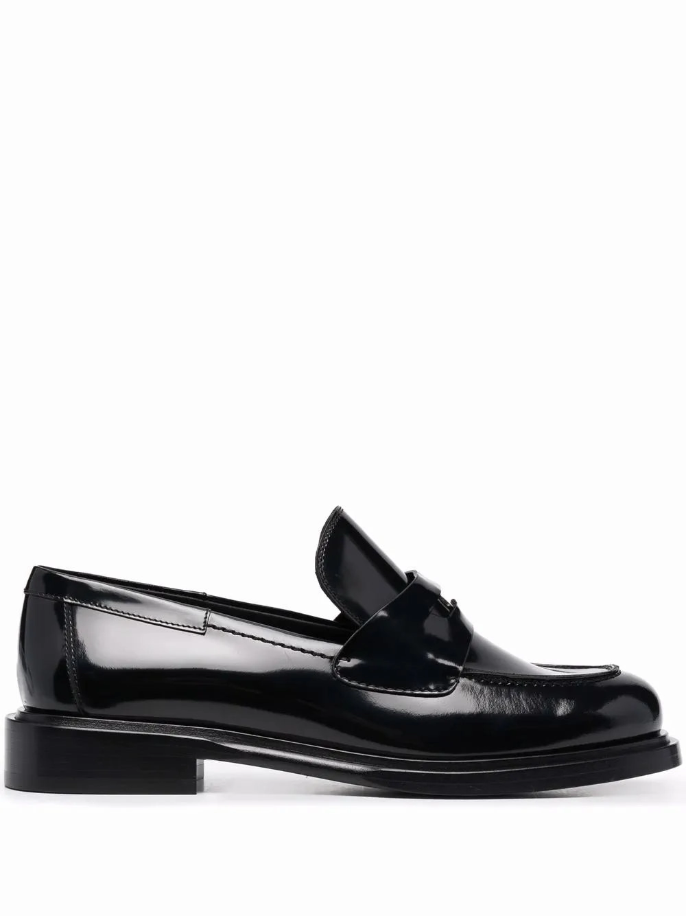 Microfiber Lining Ferragamo Nyx 30 Patent Leather Loafers