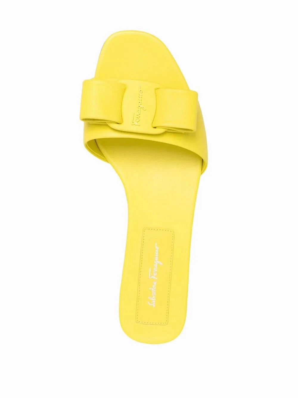 Ferragamo Vara Bow Open-Toe Sandals Woven material Comfort Relax Step