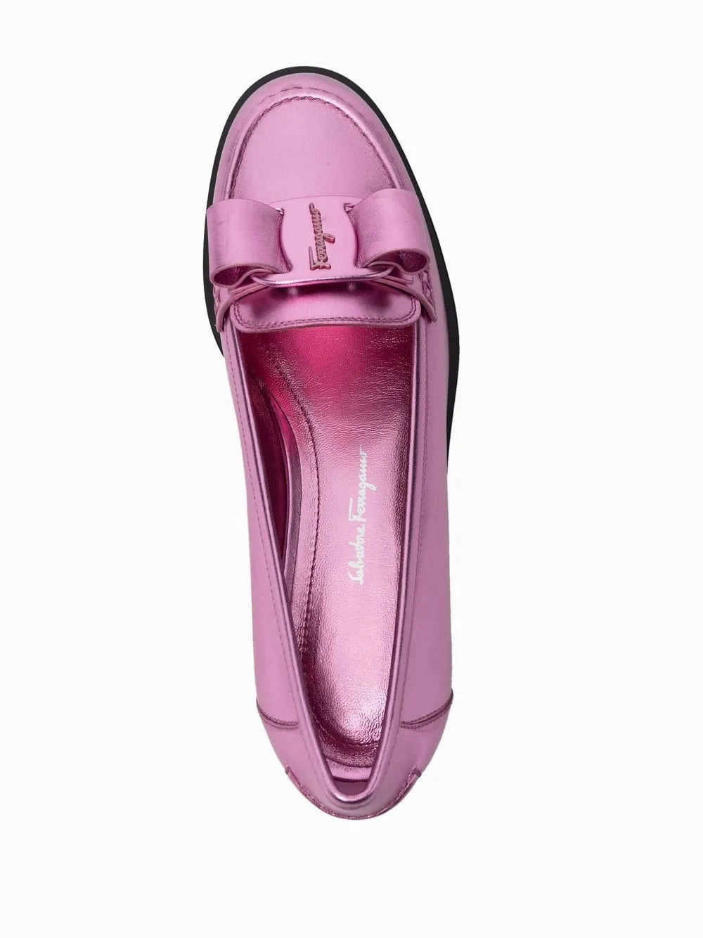 Ferragamo Vivaldo High Shine Ballerina Shoes Perfect For Beach Stain Resistant