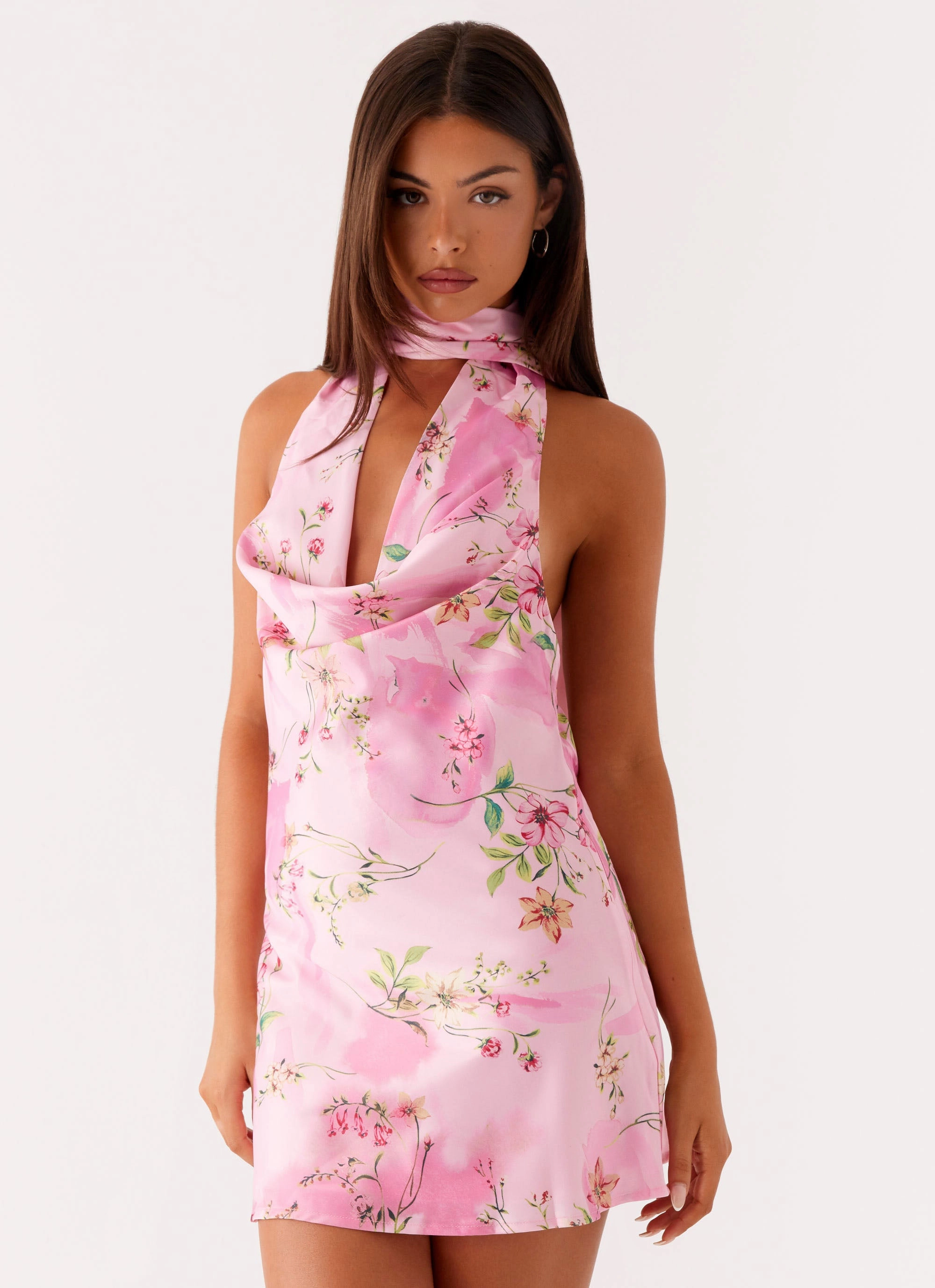Stylish Line Heidi Mini Dress - Pink Floral