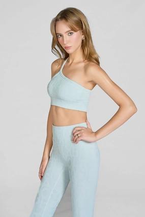 Classic Serein 3D Single Strap Shoulder Bra - Mint Cream Minimalistic Wear SunProtectionFabric
