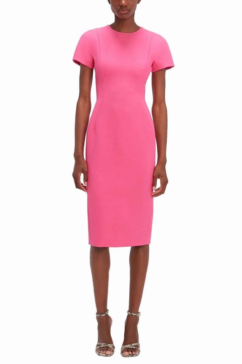 Fitted T-Shirt Knee-Length Dress Event Safe