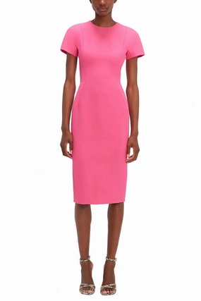 Fitted T-Shirt Knee-Length Dress Event Safe