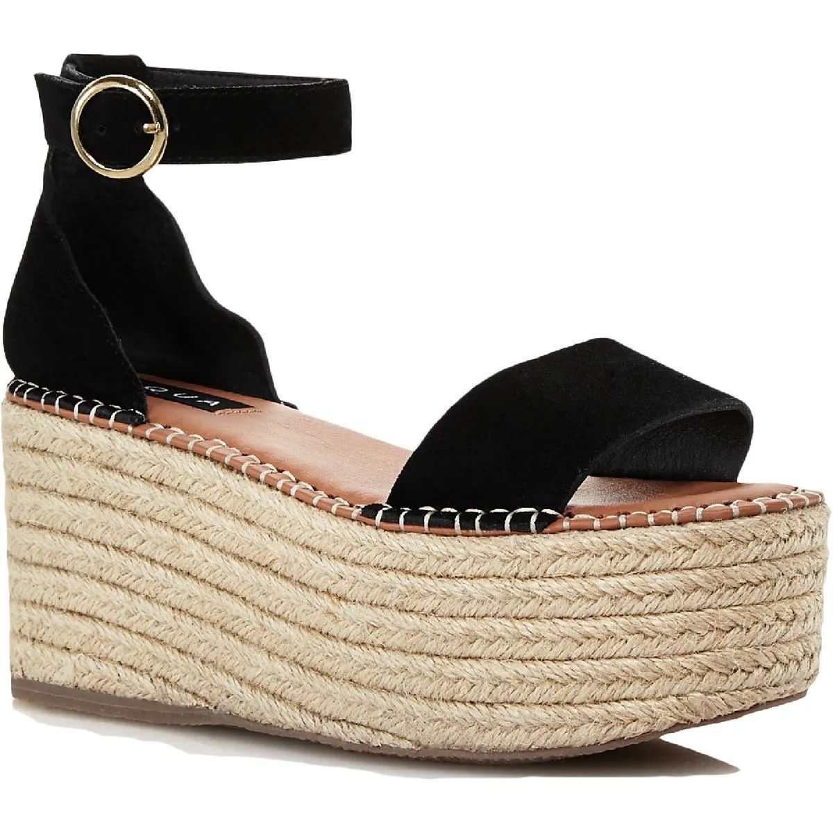 Anti Fatigue Technology Ria Womens Suede Ankle Espadrilles