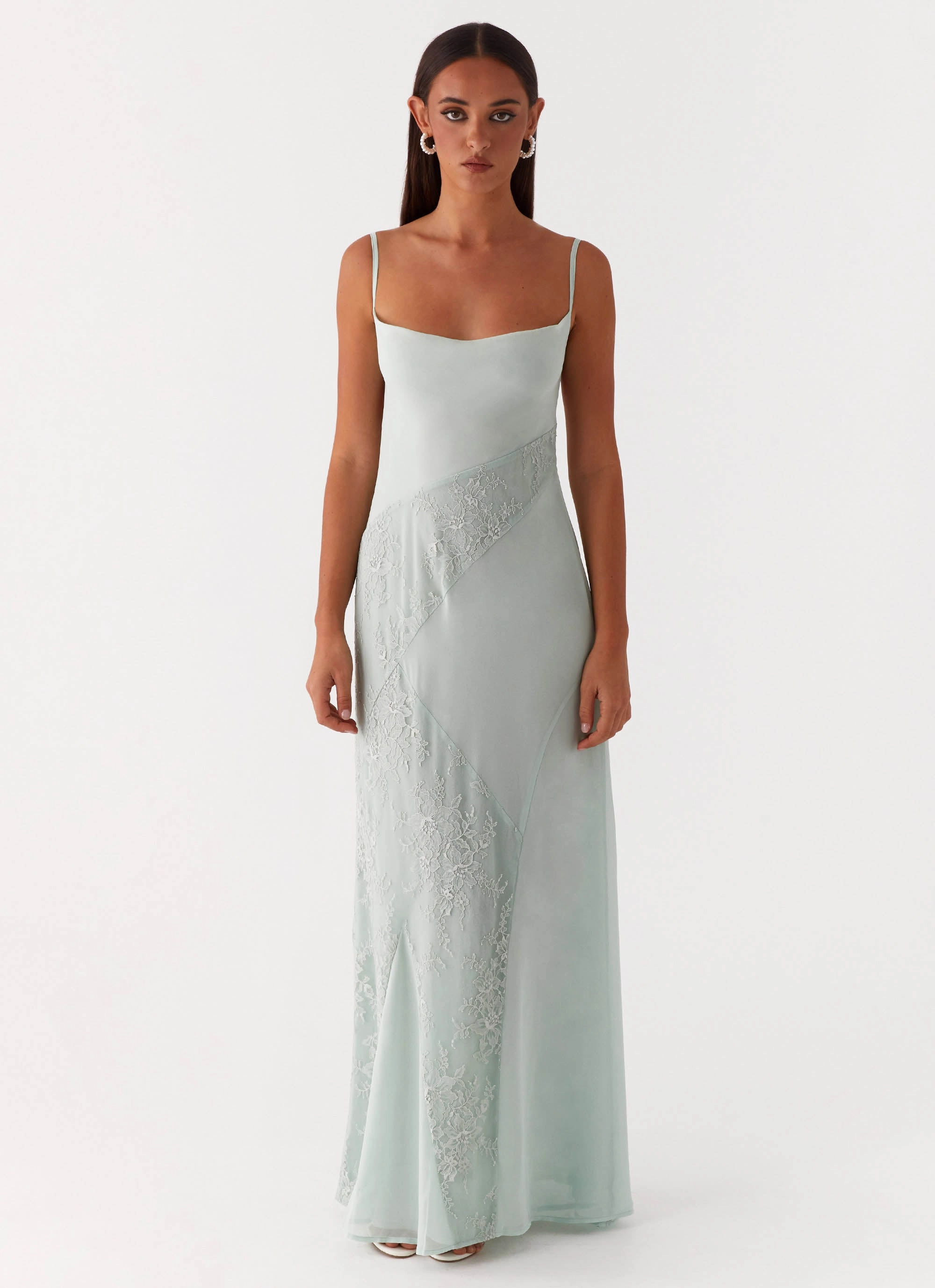 Relaxed Style Wear Polished Appearance Gabriana Maxi Dress - Sage