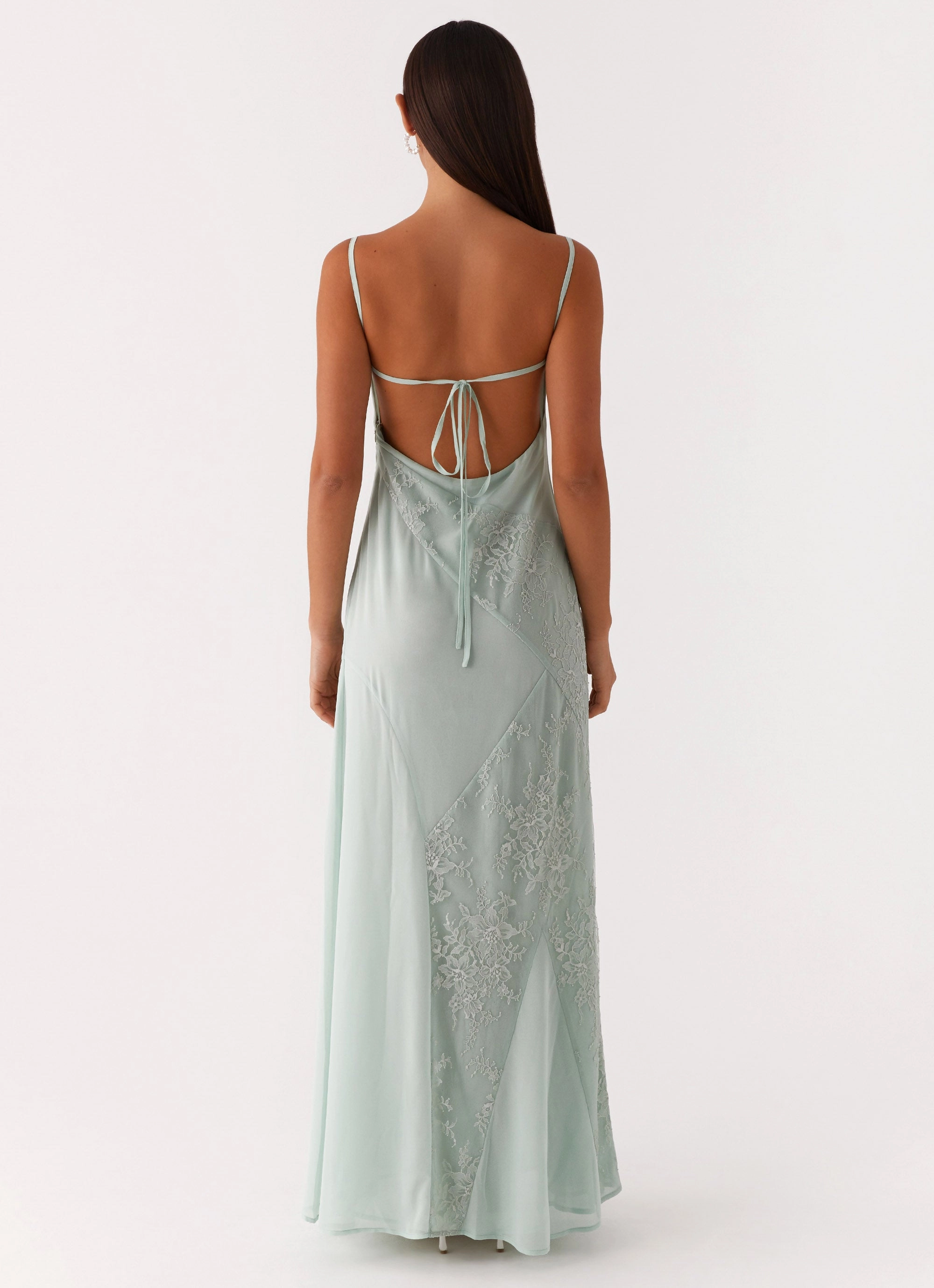 Gabriana Maxi Dress - Sage Effortless Tailoring
