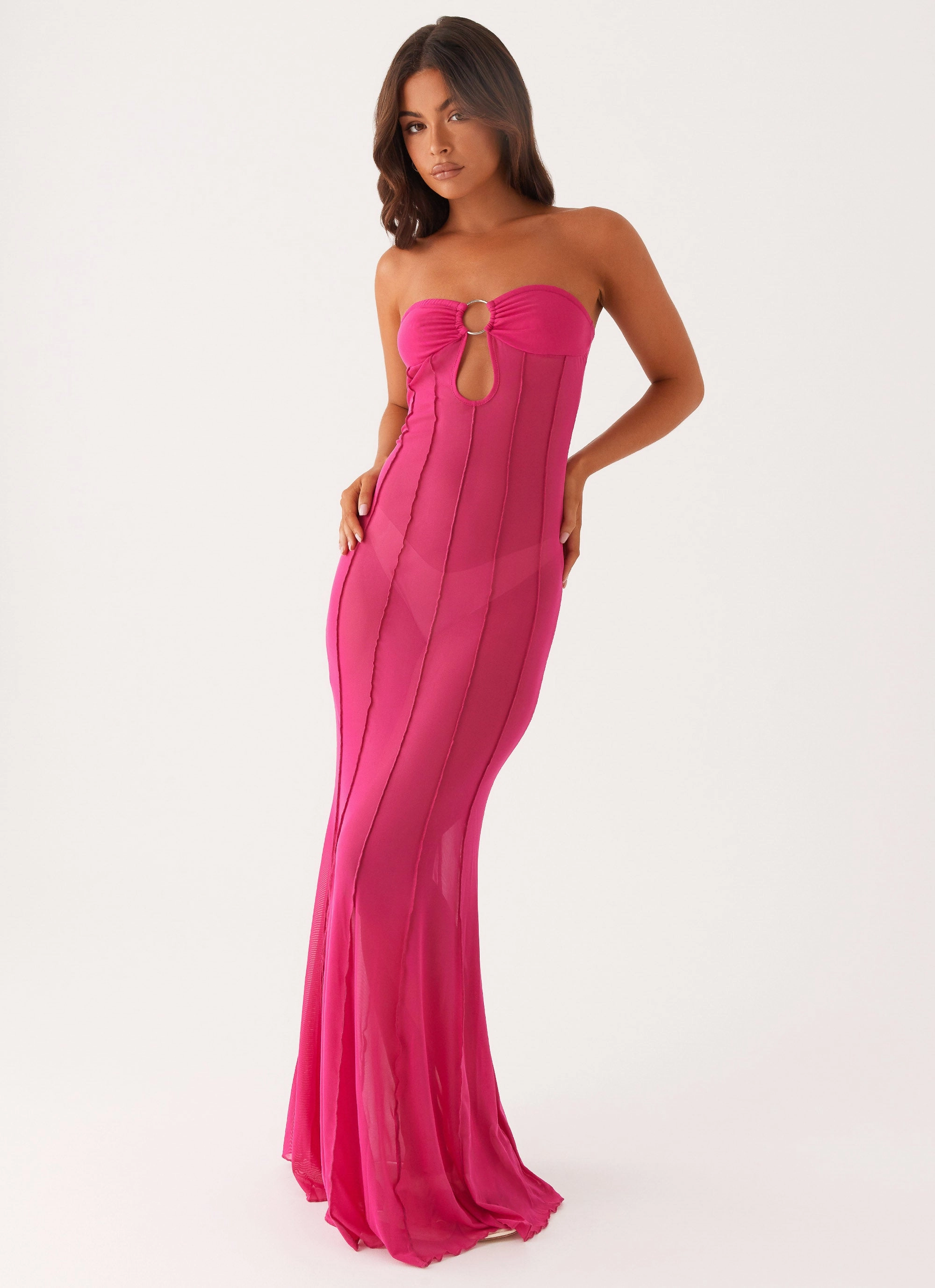 Soft Detail Kennedy Maxi Dress - Fuchsia