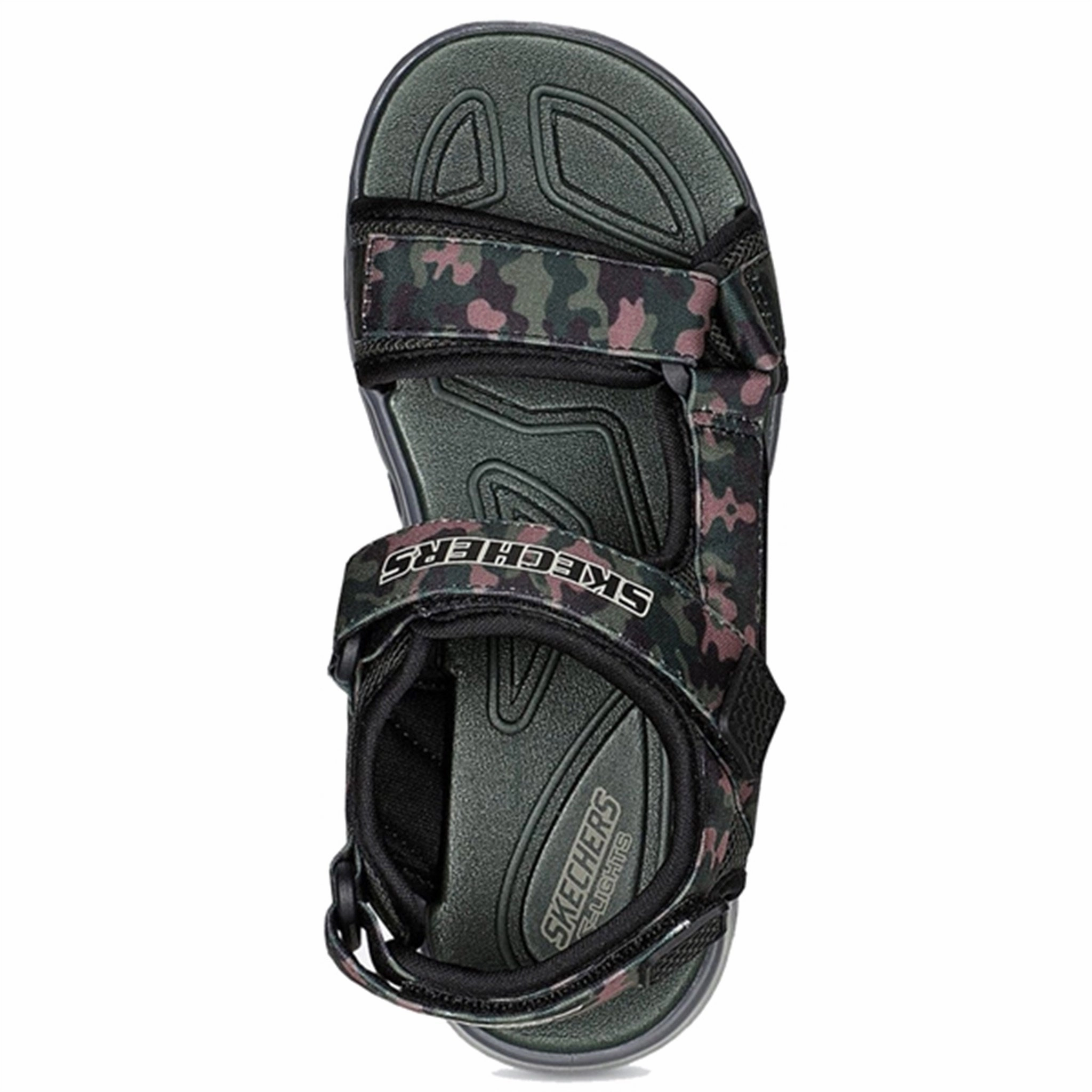 Clean Detail Skechers S-Lights Hypno-Splash Sneakers Sun Breaks Black Olive