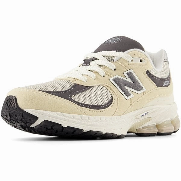 New Balance 2002 Kids Sneakers Sandstone Flexible Rubber Sole